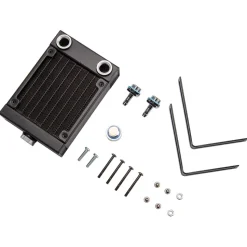 Water-Cooling Radiator Tank Water Outlet Assembly + Bracket Kit for CISON Engine Models