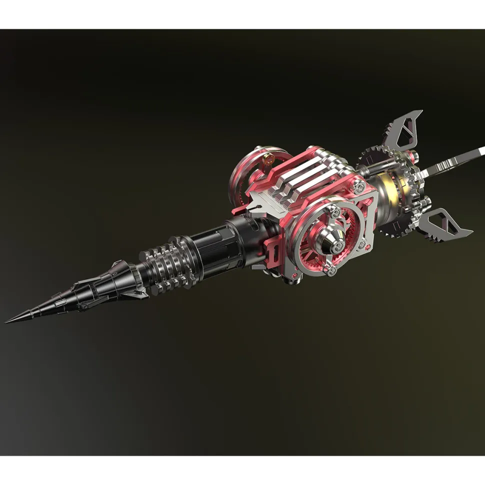 Weapons Accessories for Mechanical War Spider 3D Assembly Model Kit