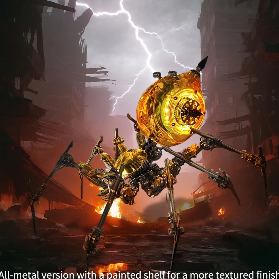 Weapons Accessories for Mechanical War Spider 3D Assembly Model Kit