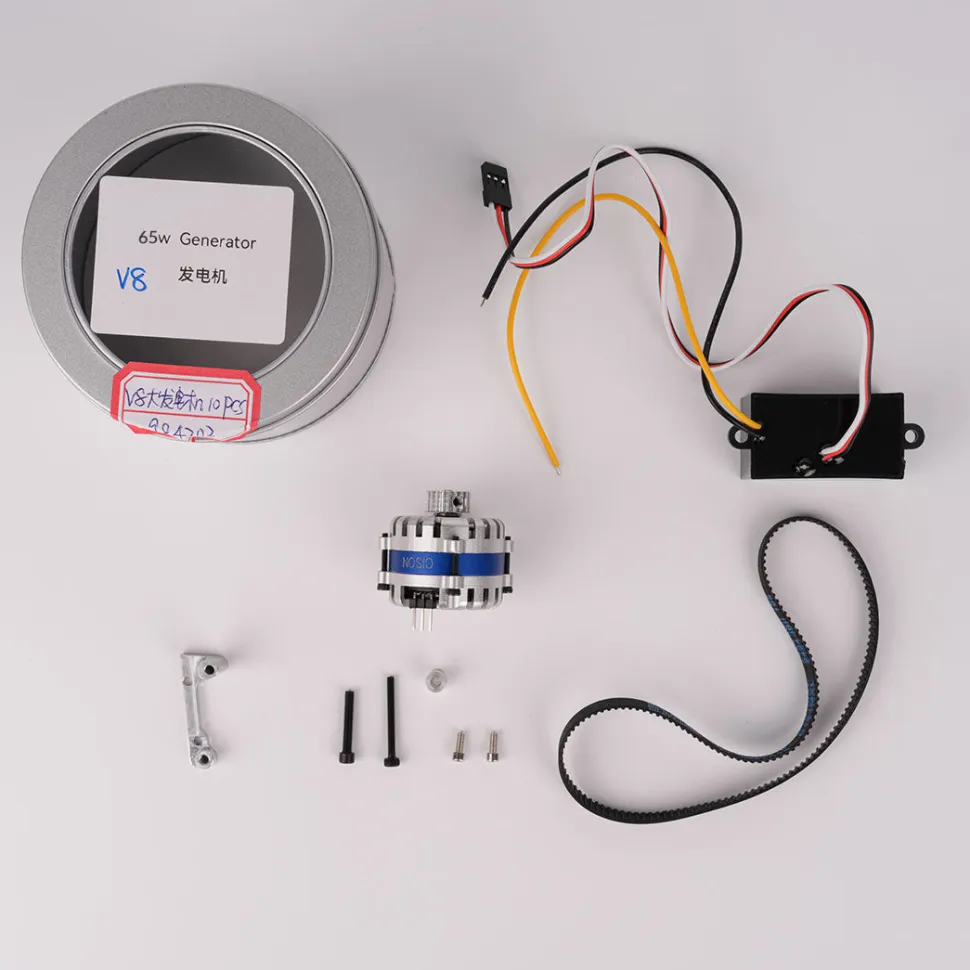 65W High-Power Micro Generator Alternator Kit for CISON LS-52 V8 Engine