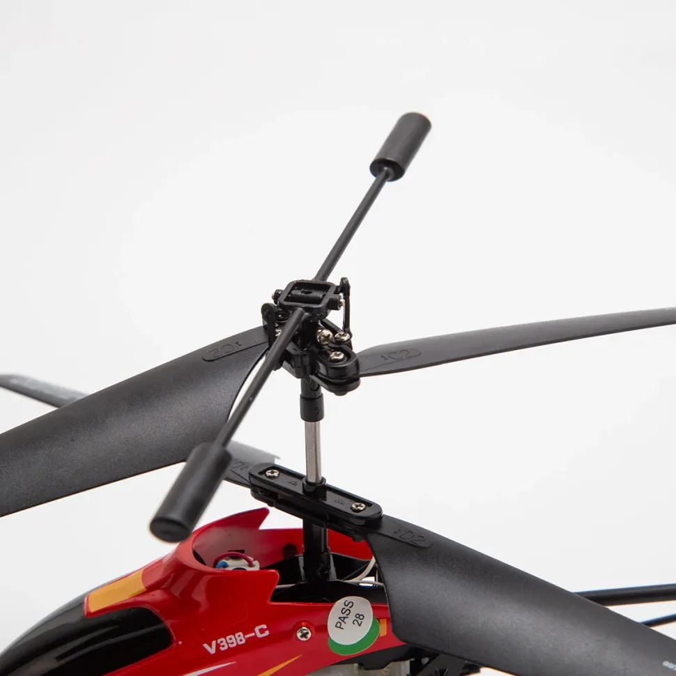 WL V398-C Missile Aircraft 2.4G 4CH Dual-Blade RC Helicopter With Adjustable Left/Right Hand Throttle