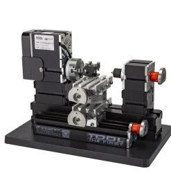 60W Metal Machine Tool Assembly Model with Base (100PCS+) - Machine Tool DIY Assembly Kit