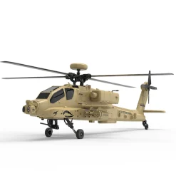 WOLFBUSH & YU XIANG F11-N AH64 Apache RC Helicopter – 1/32 Scale 2.4G 6CH Coaxial Dual Rotor with Optical Flow Altitude Hold