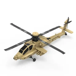 WOLFBUSH & YU XIANG F11-N AH64 Apache RC Helicopter – 1/32 Scale 2.4G 6CH Coaxial Dual Rotor with Optical Flow Altitude Hold