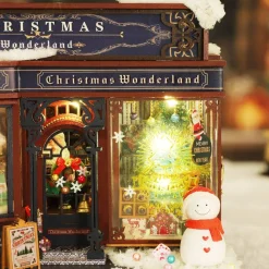 Wooden DIY Christmas Wonderland Miniature House Model Kit