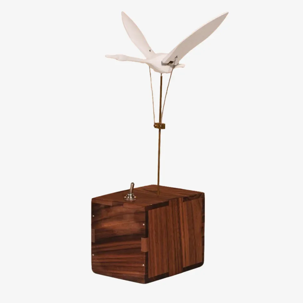 Wooden Flying Swan Music Box Dynamic Model