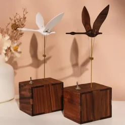 Wooden Flying Swan Music Box Dynamic Model