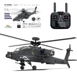 YU XIANG Apache GPS Helicopter F11-S AH64 1/32 Scale 2.4G 6CH RC Dual-Axis Co-Drive Flybarless 6G/3D Stunt