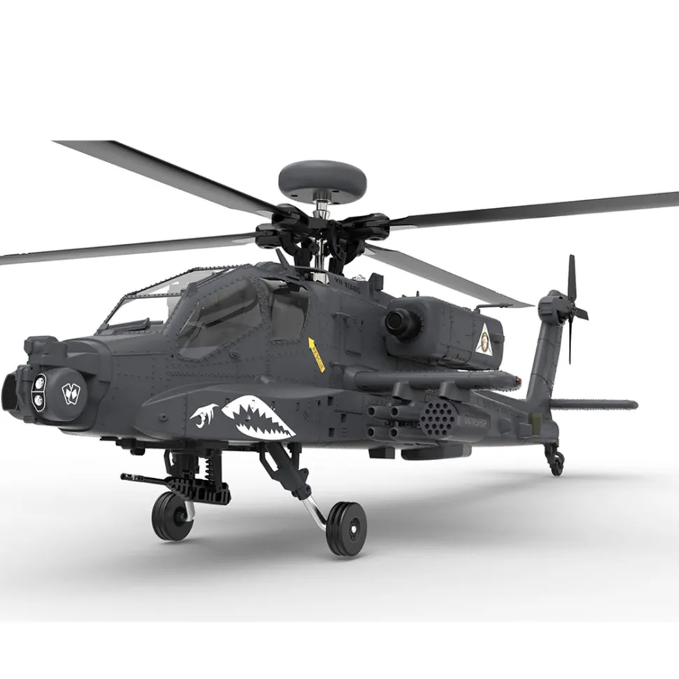 YU XIANG Apache GPS Helicopter F11-S AH64 1/32 Scale 2.4G 6CH RC Dual-Axis Co-Drive Flybarless 6G/3D Stunt