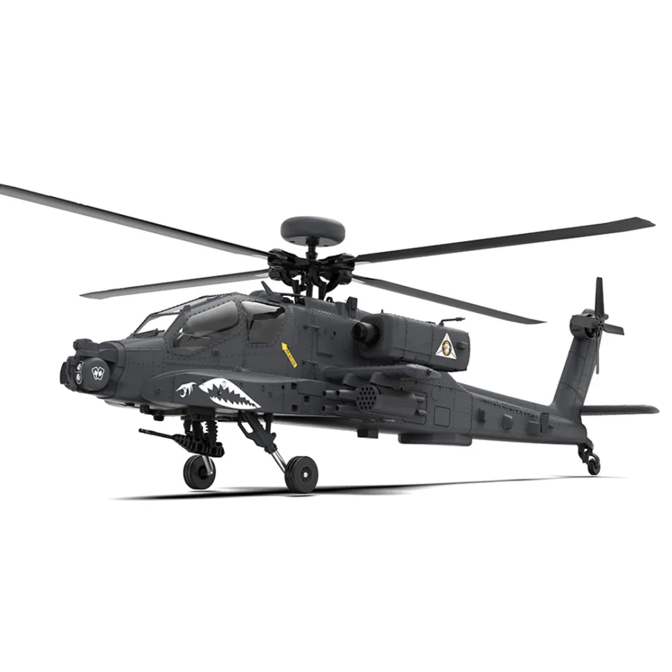 YU XIANG Apache GPS Helicopter F11-S AH64 1/32 Scale 2.4G 6CH RC Dual-Axis Co-Drive Flybarless 6G/3D Stunt