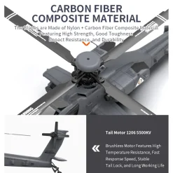 YU XIANG Apache GPS Helicopter F11-S AH64 1/32 Scale 2.4G 6CH RC Dual-Axis Co-Drive Flybarless 6G/3D Stunt