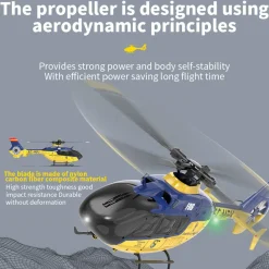 YU XIANG EC-135 RC Helicopter 1/36 2.4G 6CH Direct Drive Brushless 3D/6G Model
