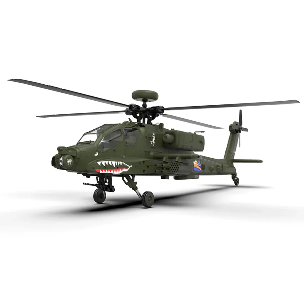 YU XIANG F11 AH64 1/32 Scale 2.4G 6CH BNF Version Helicopter Model