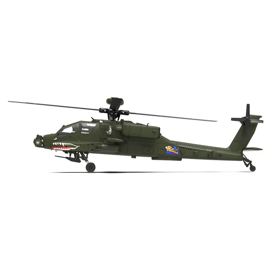 YU XIANG F11 AH64 1/32 Scale 2.4G 6CH BNF Version Helicopter Model
