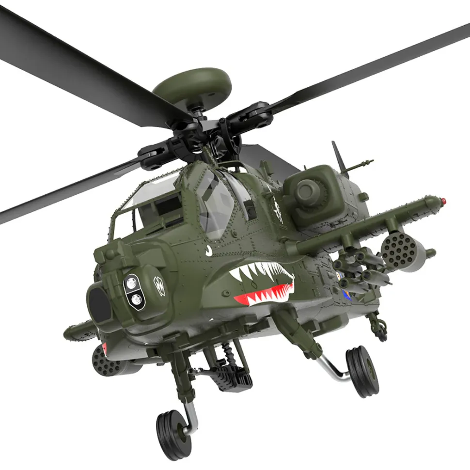 YU XIANG F11 AH64 1/32 Scale 2.4G 6CH BNF Version Helicopter Model