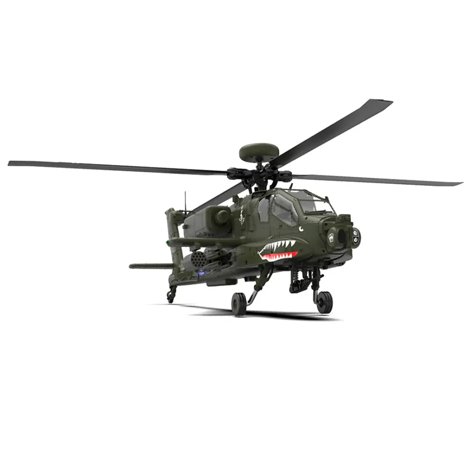 YU XIANG F11 AH64 1/32 Scale 2.4G 6CH BNF Version Helicopter Model