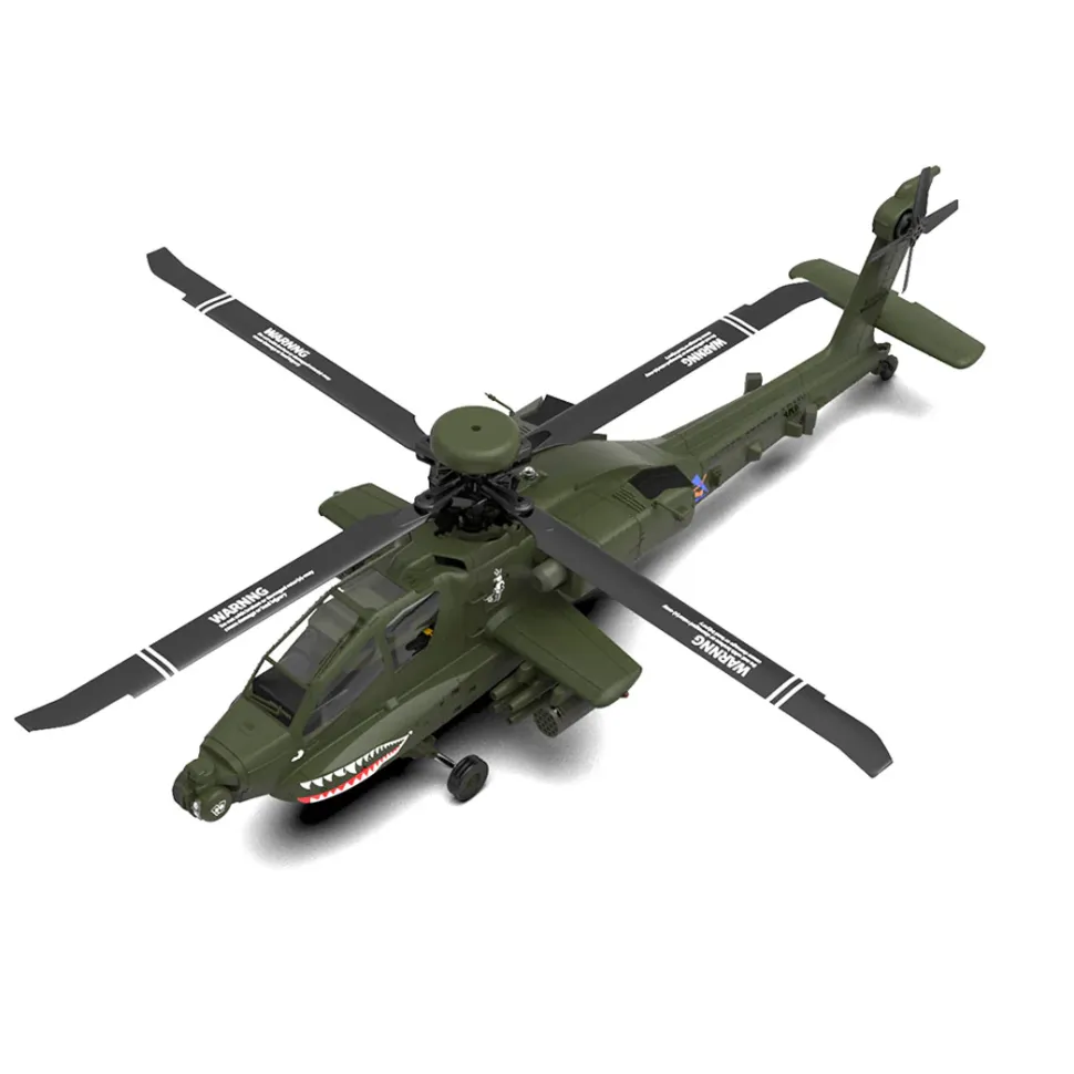 YU XIANG F11 AH64 1/32 Scale 2.4G 6CH BNF Version Helicopter Model