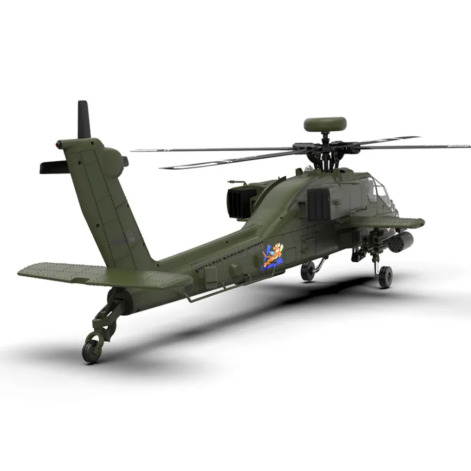 YU XIANG F11 AH64 1/32 Scale 2.4G 6CH BNF Version Helicopter Model