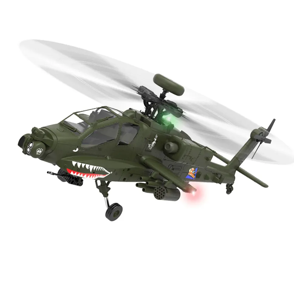 YU XIANG F11 AH64 1/32 Scale 2.4G 6CH BNF Version Helicopter Model