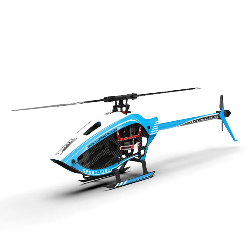 YU XIANG F280 2.4G 6CH RC Brushless Direct Drive 3D/6G Stunt Helicopter RTF Model