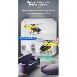 YU XIANG F06 RC Helicopter 1/36 Scale EC-135 2.4G 6-Channel Direct-Drive Brushless 3D Aerobatic Aircraft Model