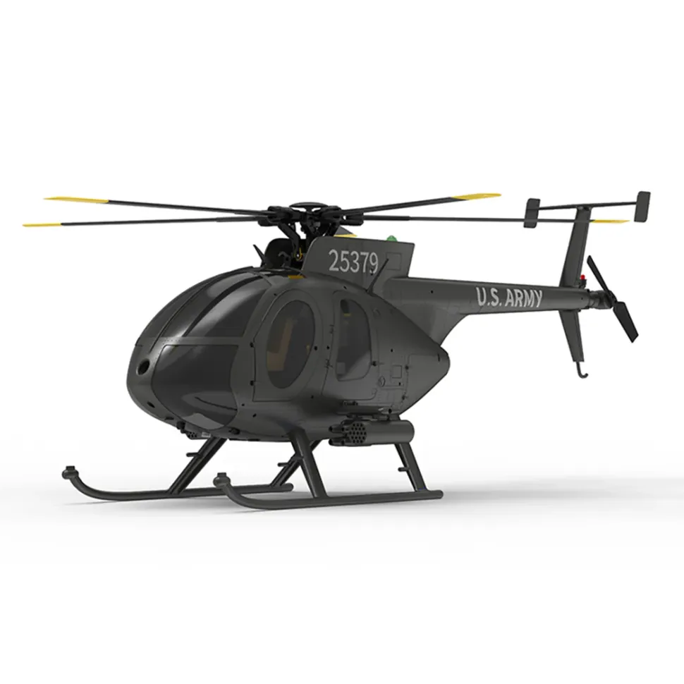YU XIANG F119S MD500 1/16 Scale 250-Class RC Little Bird Helicopter – Flybarless 2.4G 9CH RTF Model with 6G/3D Flight Modes