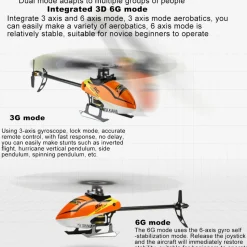 YUXIANG F180V2 2.4G 6CH Direct Drive RC Helicopter Model