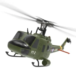 YU XIANG F07-V 1/34 Scale UH-1 Huey 2.4G 6CH Brushless Direct-Drive Flybarless RC Helicopter Model Mode 1/Mode 2 Switchable (RTF Version)