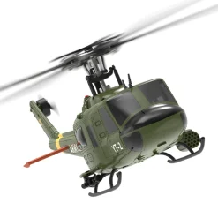 YU XIANG F07-V 1/34 Scale UH-1 Huey 2.4G 6CH Brushless Direct-Drive Flybarless RC Helicopter Model Mode 1/Mode 2 Switchable (RTF Version)