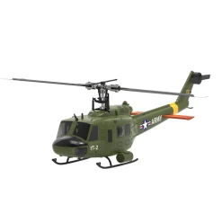 YU XIANG F07-V 1/34 Scale UH-1 Huey 2.4G 6CH Brushless Direct-Drive Flybarless RC Helicopter Model Mode 1/Mode 2 Switchable (RTF Version)