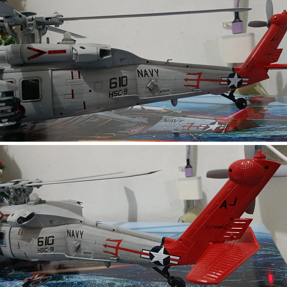 YU XIANG YXZNRC F09-S Helicopter 1/47 2.4G 6CH Aircraft Dual Brushless Direct Drive 6G/3D Stunt Model