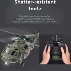 YU XIANG YXZNRC F09-V RC Helicopter 1/47 Scale 2.4G 6CH Dual Brushless Direct Drive Flybarless 6G/3D Stunt Model