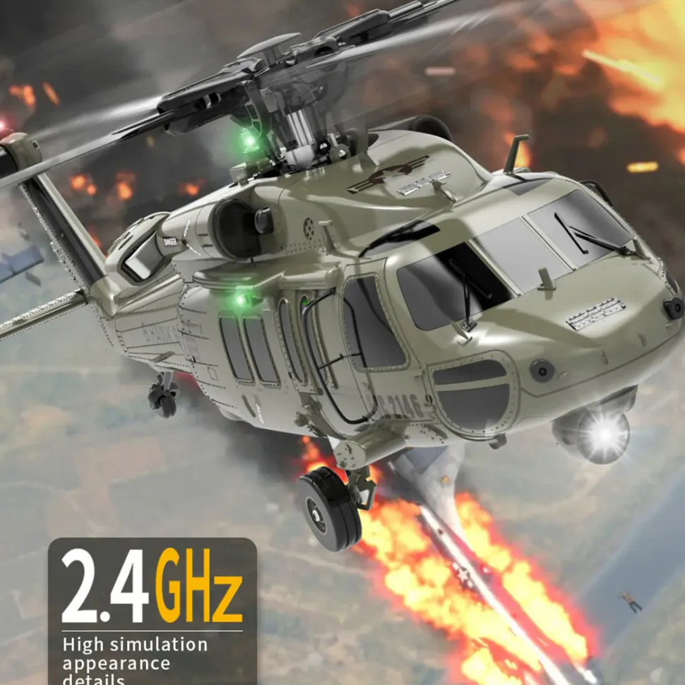 YU XIANG YXZNRC F09-V RC Helicopter 1/47 Scale 2.4G 6CH Dual Brushless Direct Drive Flybarless 6G/3D Stunt Model